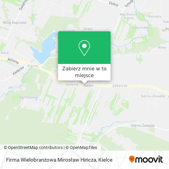 Mapa Firma Wielobranżowa Mirosław Hińcza