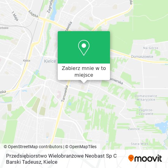 Mapa Przedsiębiorstwo Wielobranżowe Neobast Sp C Barski Tadeusz