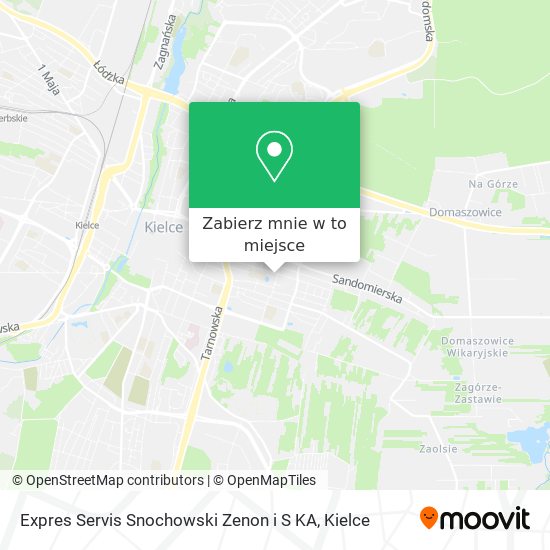 Mapa Expres Servis Snochowski Zenon i S KA