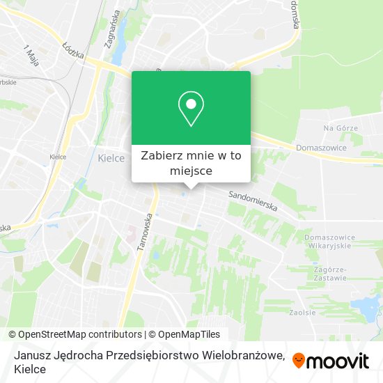 Mapa Janusz Jędrocha Przedsiębiorstwo Wielobranżowe