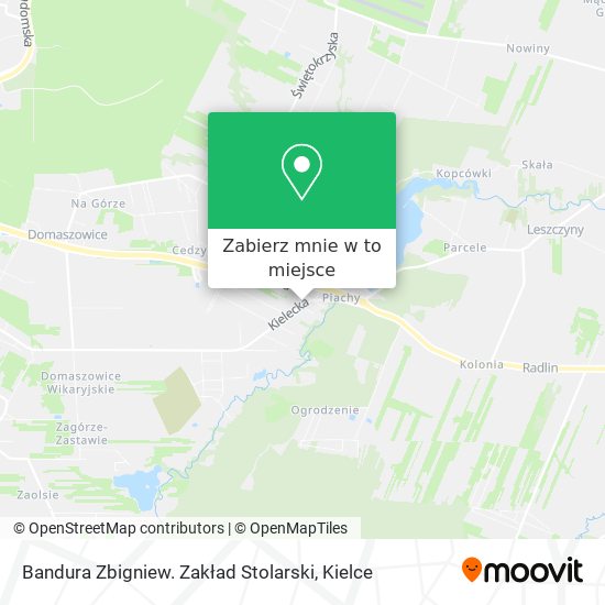 Mapa Bandura Zbigniew. Zakład Stolarski