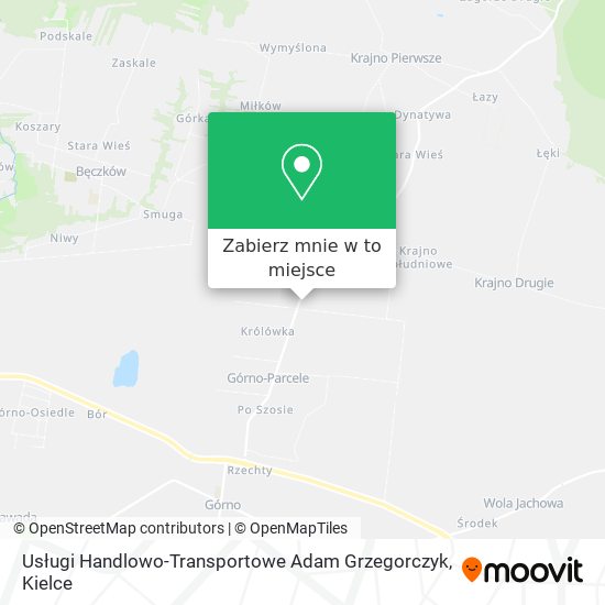 Mapa Usługi Handlowo-Transportowe Adam Grzegorczyk