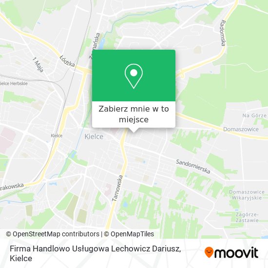 Mapa Firma Handlowo Usługowa Lechowicz Dariusz