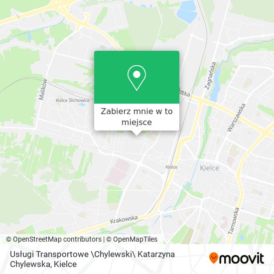 Mapa Usługi Transportowe \Chylewski\ Katarzyna Chylewska