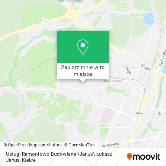 Mapa Usługi Remontowo Budowlane \Janus\ Łukasz Janus