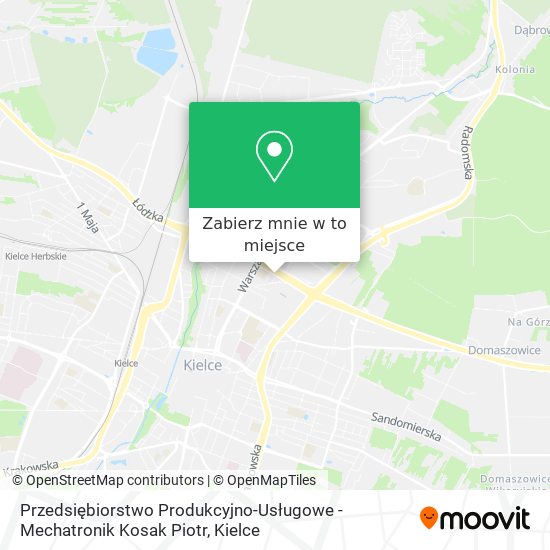 Mapa Przedsiębiorstwo Produkcyjno-Usługowe - Mechatronik Kosak Piotr