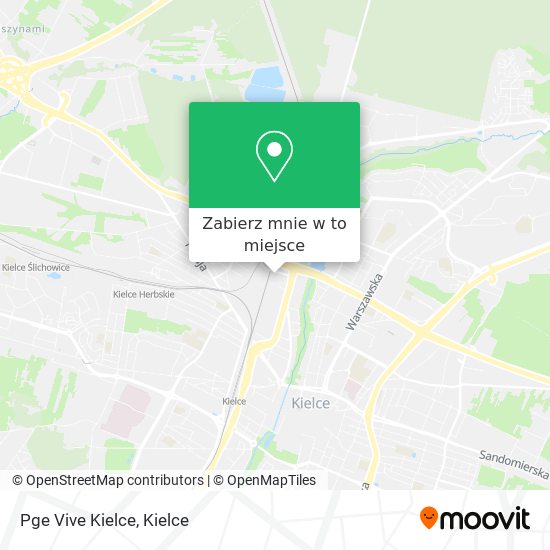 Mapa Pge Vive Kielce