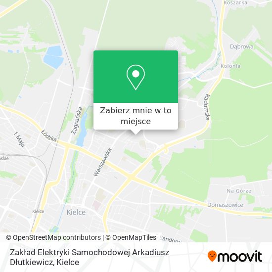 Mapa Zakład Elektryki Samochodowej Arkadiusz Dłutkiewicz