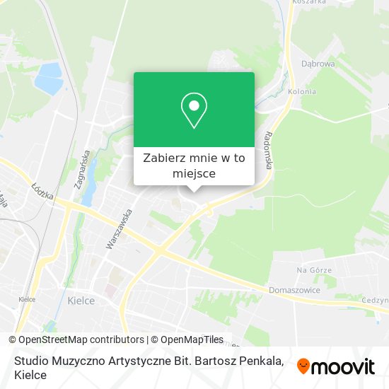 Mapa Studio Muzyczno Artystyczne Bit. Bartosz Penkala