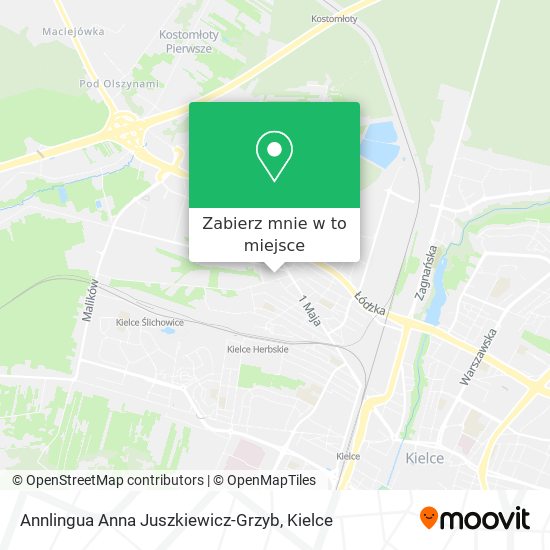 Mapa Annlingua Anna Juszkiewicz-Grzyb