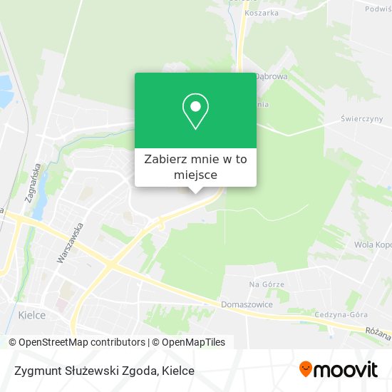 Mapa Zygmunt Służewski Zgoda