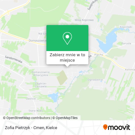 Mapa Zofia Pietrzyk - Cmen