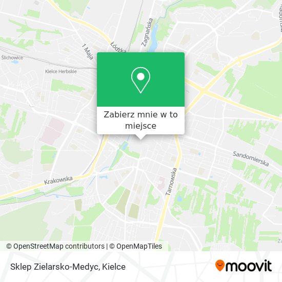 Mapa Sklep Zielarsko-Medyc