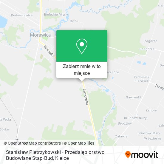 Mapa Stanisław Pietrzykowski - Przedsiębiorstwo Budowlane Stap-Bud