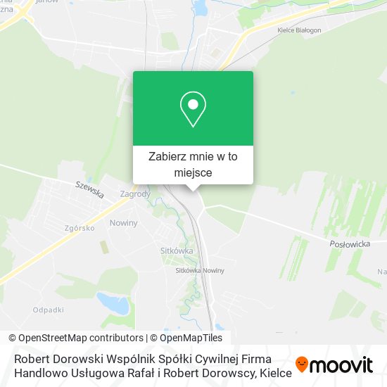 Mapa Robert Dorowski Wspólnik Spółki Cywilnej Firma Handlowo Usługowa Rafał i Robert Dorowscy
