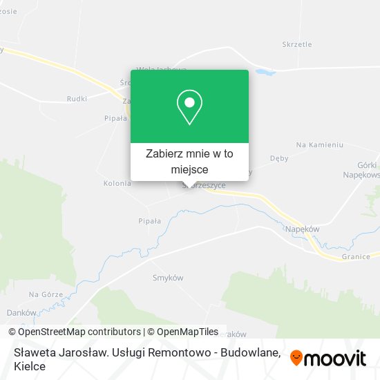 Mapa Sławeta Jarosław. Usługi Remontowo - Budowlane