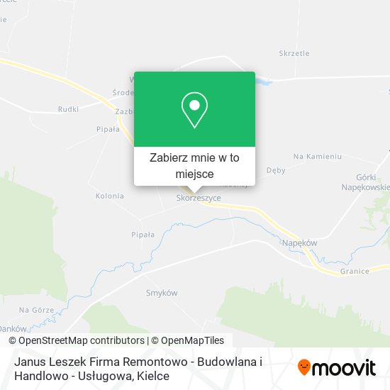 Mapa Janus Leszek Firma Remontowo - Budowlana i Handlowo - Usługowa