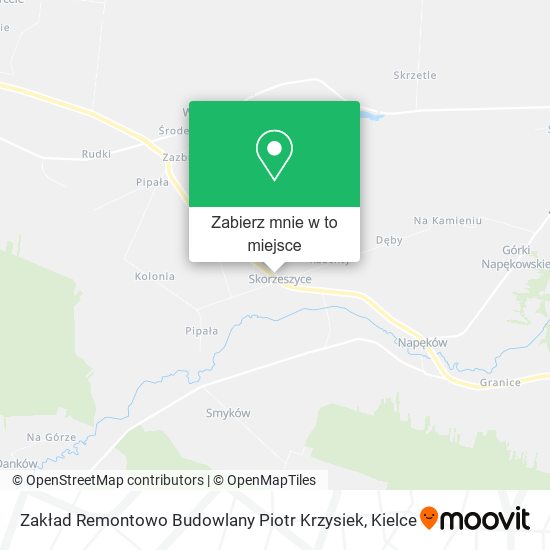 Mapa Zakład Remontowo Budowlany Piotr Krzysiek