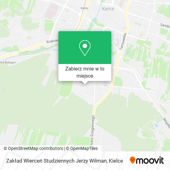 Mapa Zakład Wierceń Studziennych Jerzy Wilman