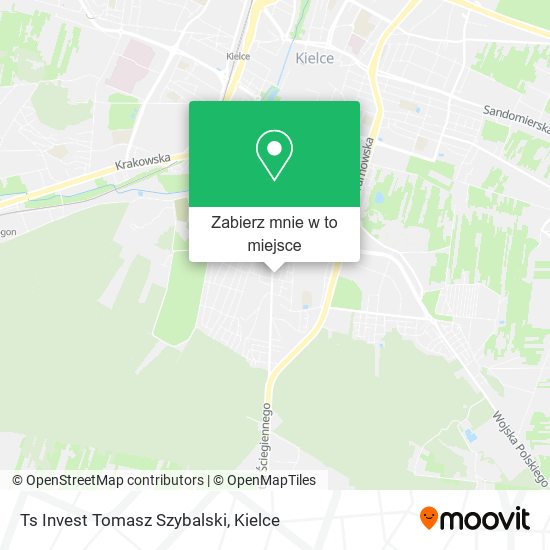 Mapa Ts Invest Tomasz Szybalski