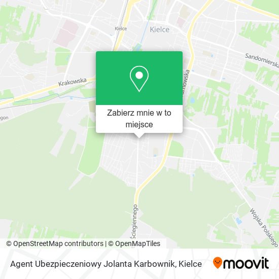 Mapa Agent Ubezpieczeniowy Jolanta Karbownik