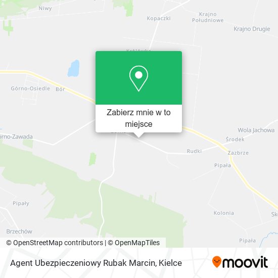 Mapa Agent Ubezpieczeniowy Rubak Marcin
