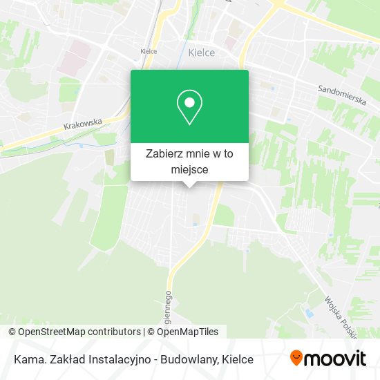 Mapa Kama. Zakład Instalacyjno - Budowlany