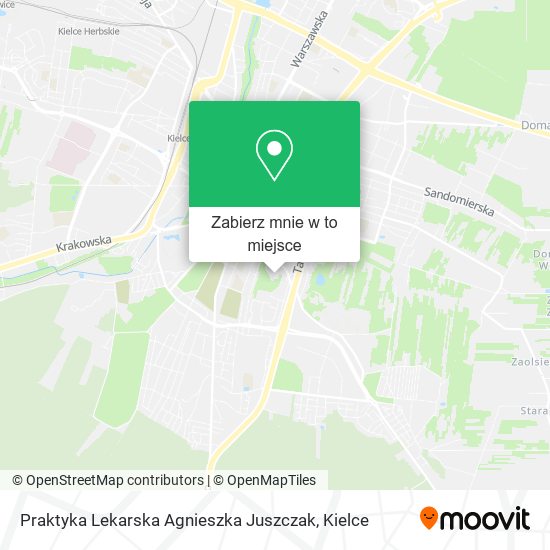 Mapa Praktyka Lekarska Agnieszka Juszczak