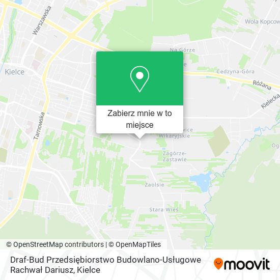 Mapa Draf-Bud Przedsiębiorstwo Budowlano-Usługowe Rachwał Dariusz