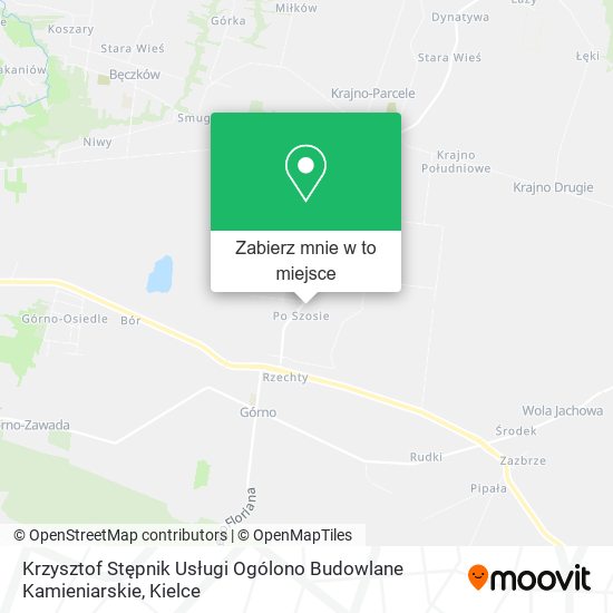 Mapa Krzysztof Stępnik Usługi Ogólono Budowlane Kamieniarskie