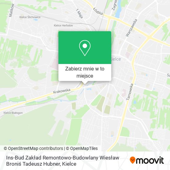 Mapa Ins-Bud Zakład Remontowo-Budowlany Wiesław Broniś Tadeusz Hubner