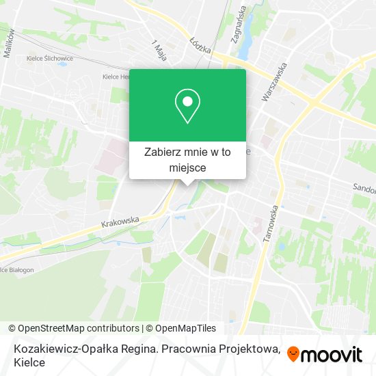 Mapa Kozakiewicz-Opałka Regina. Pracownia Projektowa
