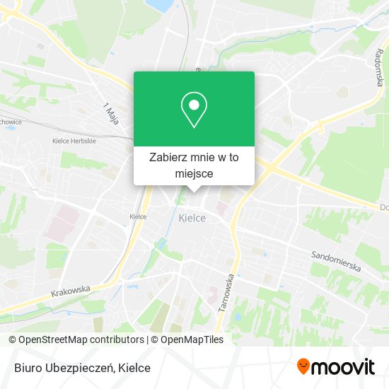 Mapa Biuro Ubezpieczeń