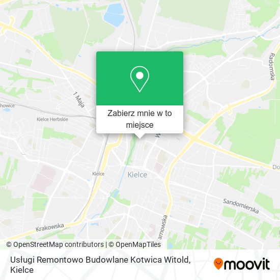 Mapa Usługi Remontowo Budowlane Kotwica Witold