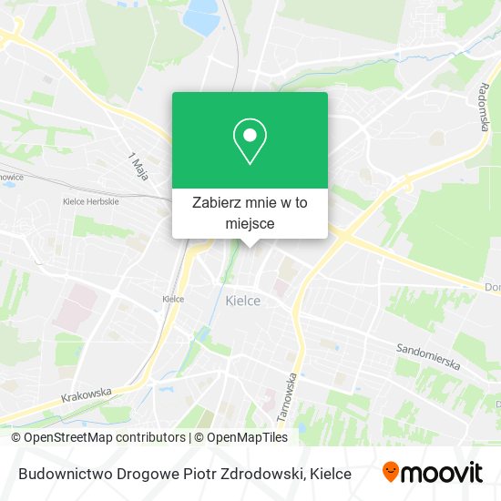 Mapa Budownictwo Drogowe Piotr Zdrodowski