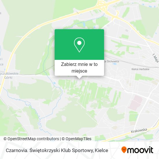 Mapa Czarnovia. Świętokrzyski Klub Sportowy
