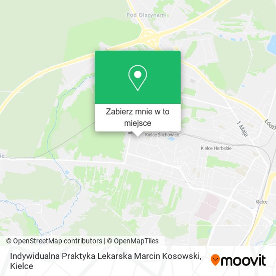 Mapa Indywidualna Praktyka Lekarska Marcin Kosowski