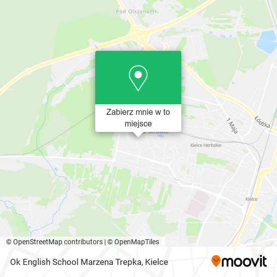 Mapa Ok English School Marzena Trepka