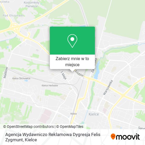 Mapa Agencja Wydawniczo Reklamowa Dygresja Felis Zygmunt