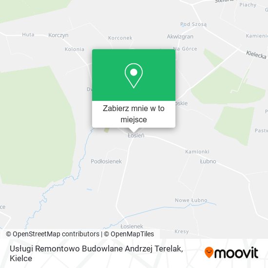 Mapa Usługi Remontowo Budowlane Andrzej Terelak