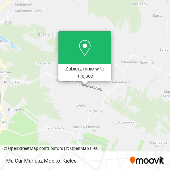 Mapa Ma Car Mariusz Moćko