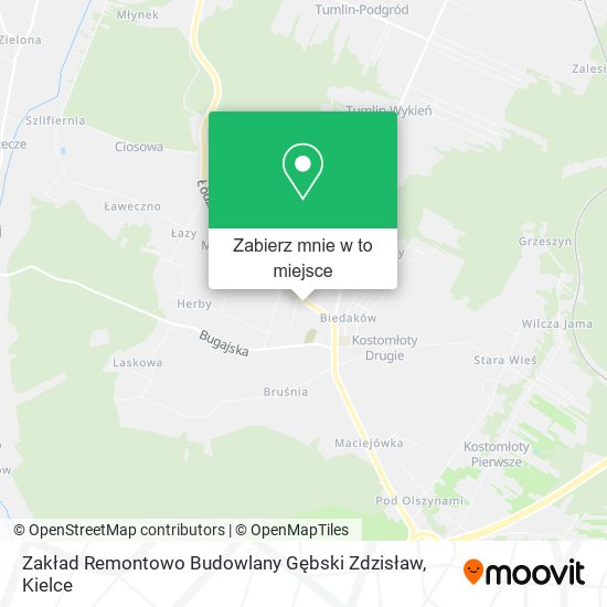 Mapa Zakład Remontowo Budowlany Gębski Zdzisław