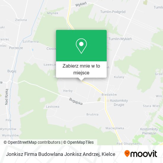 Mapa Jonkisz Firma Budowlana Jonkisz Andrzej