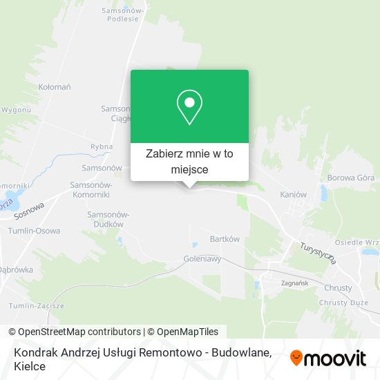 Mapa Kondrak Andrzej Usługi Remontowo - Budowlane