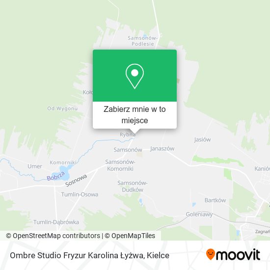 Mapa Ombre Studio Fryzur Karolina Łyżwa