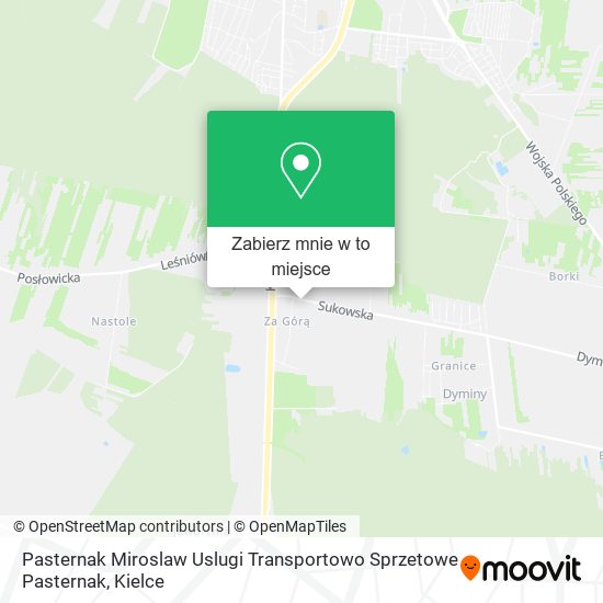 Mapa Pasternak Miroslaw Uslugi Transportowo Sprzetowe Pasternak