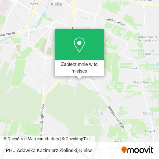 Mapa PHU Adawika Kazimierz Zielinski