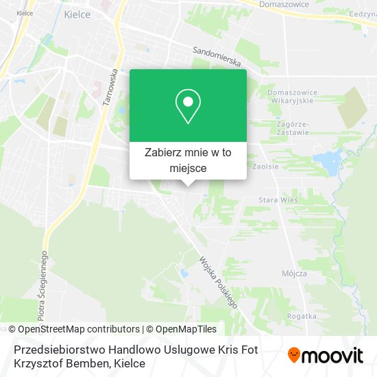 Mapa Przedsiebiorstwo Handlowo Uslugowe Kris Fot Krzysztof Bemben