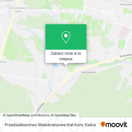 Mapa Przedsiebiorstwo Wielobranzowe Kiel Kom