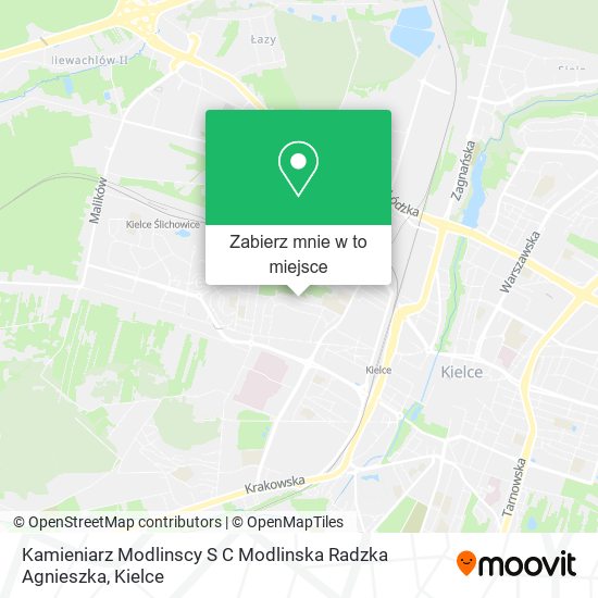 Mapa Kamieniarz Modlinscy S C Modlinska Radzka Agnieszka